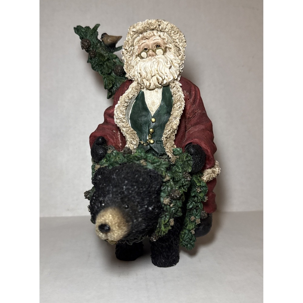 Christmas It's aโ Ditz Sculpture Bearing Opa Bear Figure By Joyce Ditz Santa